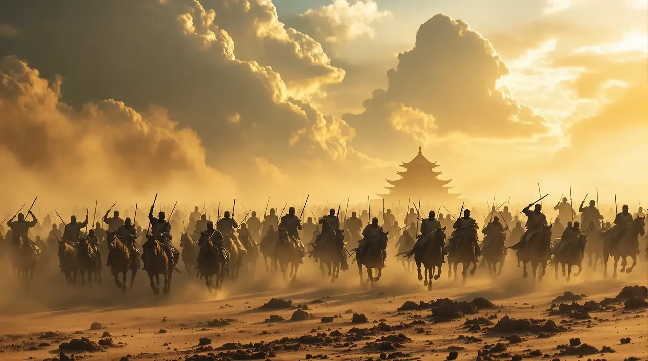 大漠孤军 背景