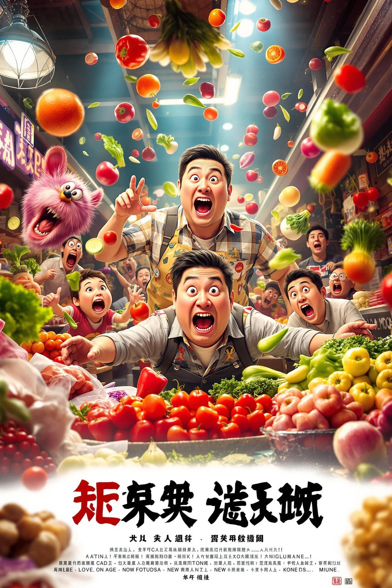 笑傲菜场 电影海报