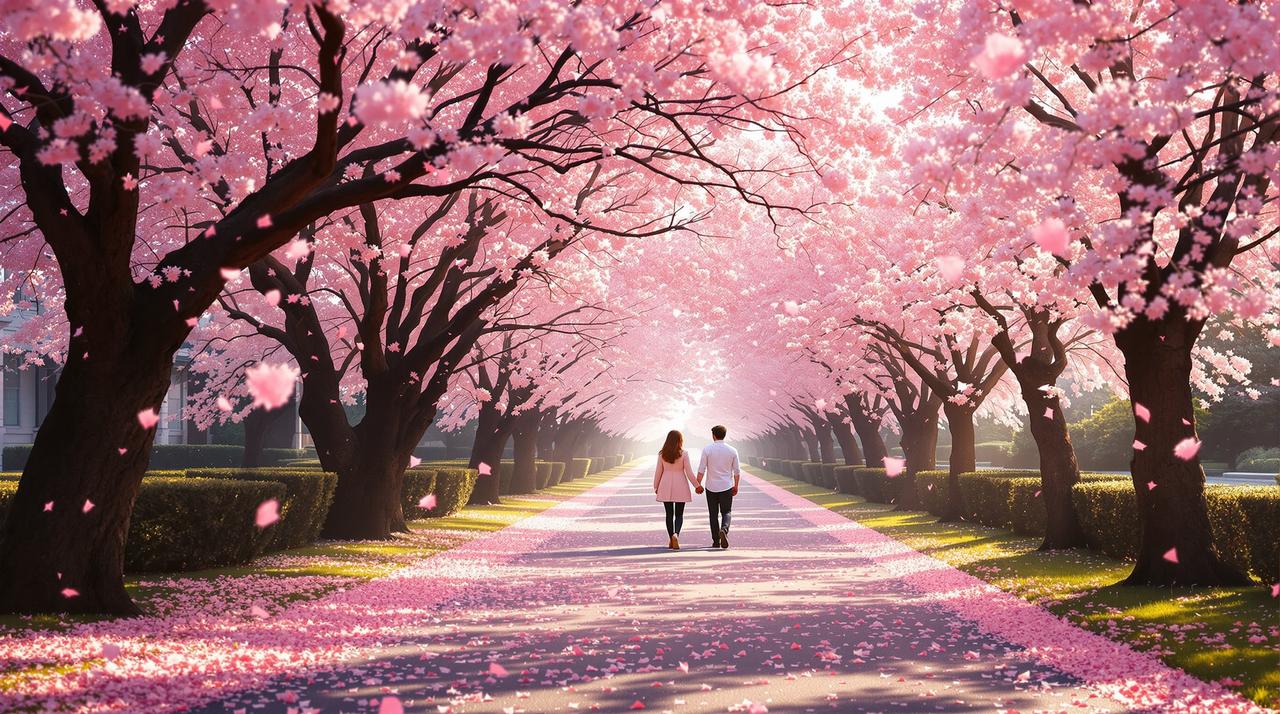 樱花慢递 背景